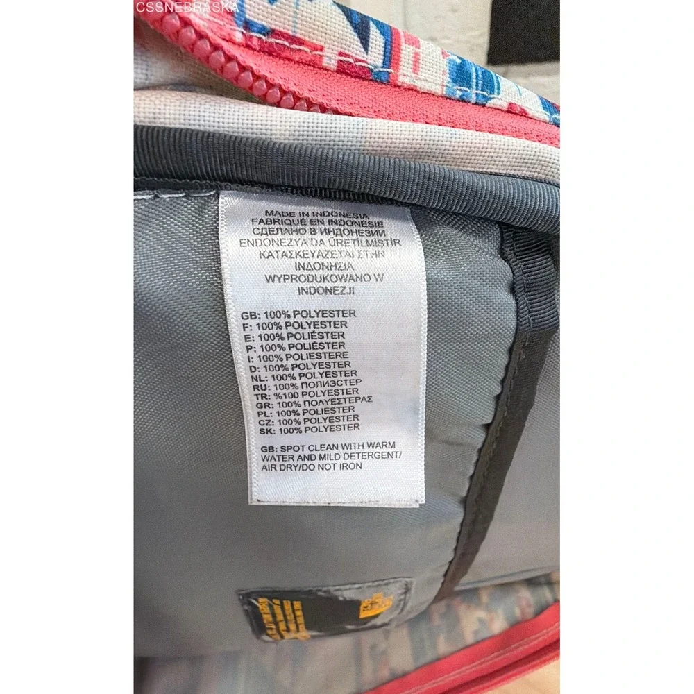 The North Face Coral Pink Geometric Jester Backpack Laptop‎ Daypack